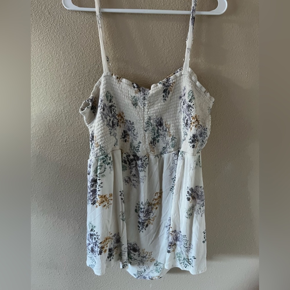 2XL maurices babydoll floral tank top. Great condition